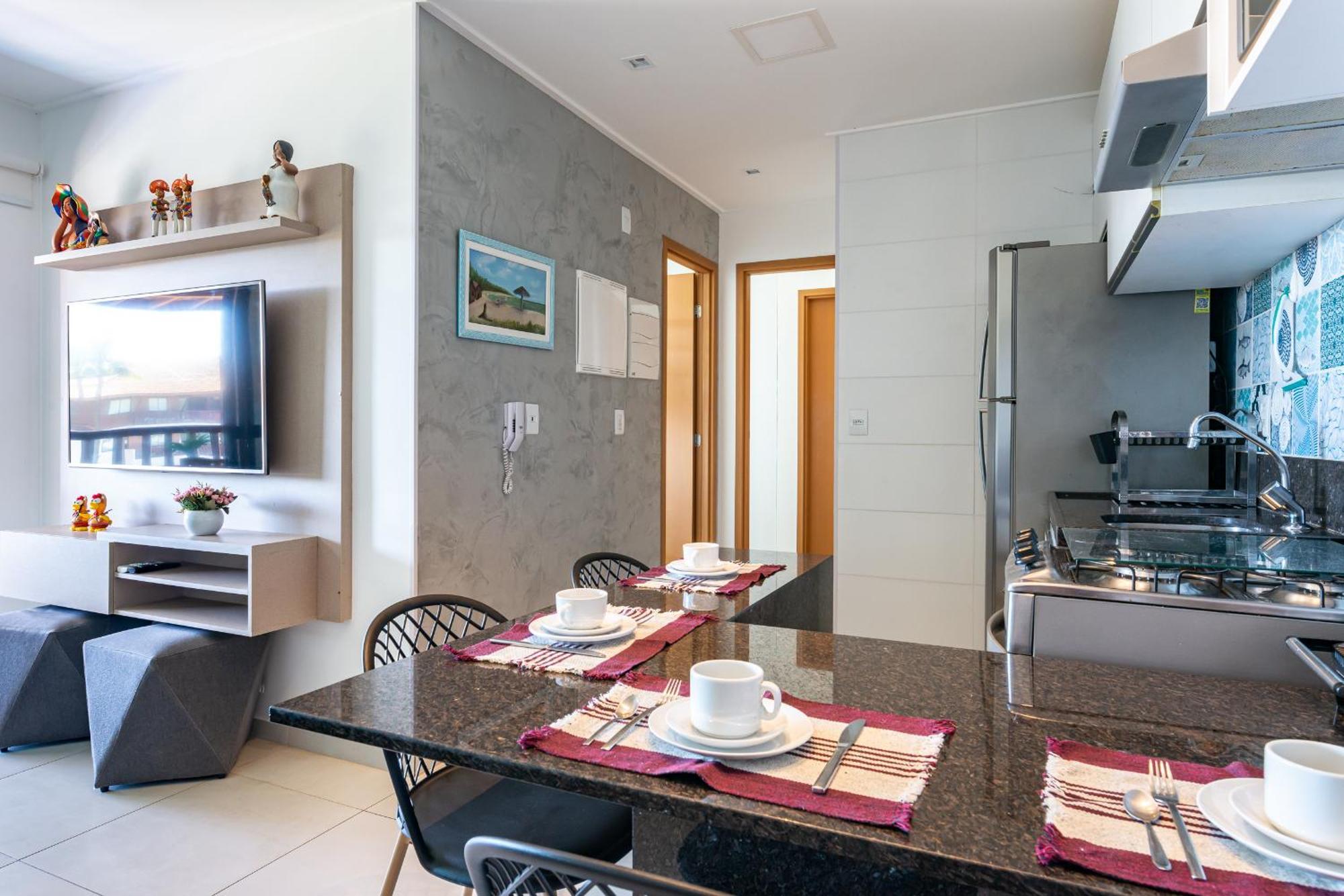 Flat 2 quartos em Porto, Cupe Beach Living (pé na areia). Porto de Galinhas Exterior foto